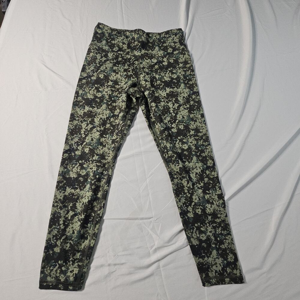 Balance Collection Womens XL Floral/Camo Leggings High Rise Yoga Workout Pants